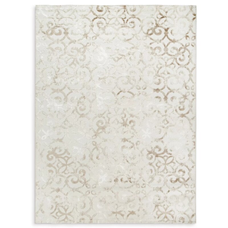 Dywan EUROFIRANY Milan2 80 x 150 cm Kremowy