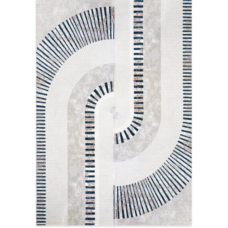 Dywan EUROFIRANY Crystal3 140 x 190 cm Kremowy