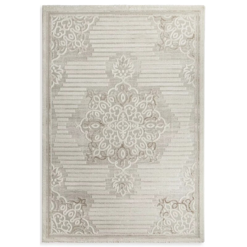 Dywan EUROFIRANY Crystal4 120 x 170 cm Kremowy