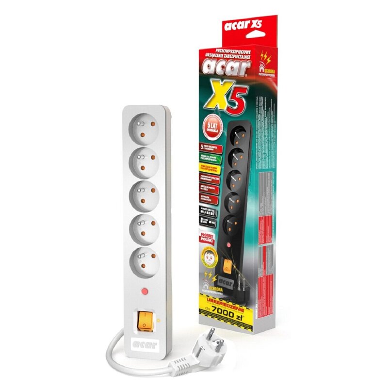 Listwa ACAR X5 (1.5 m) Biały