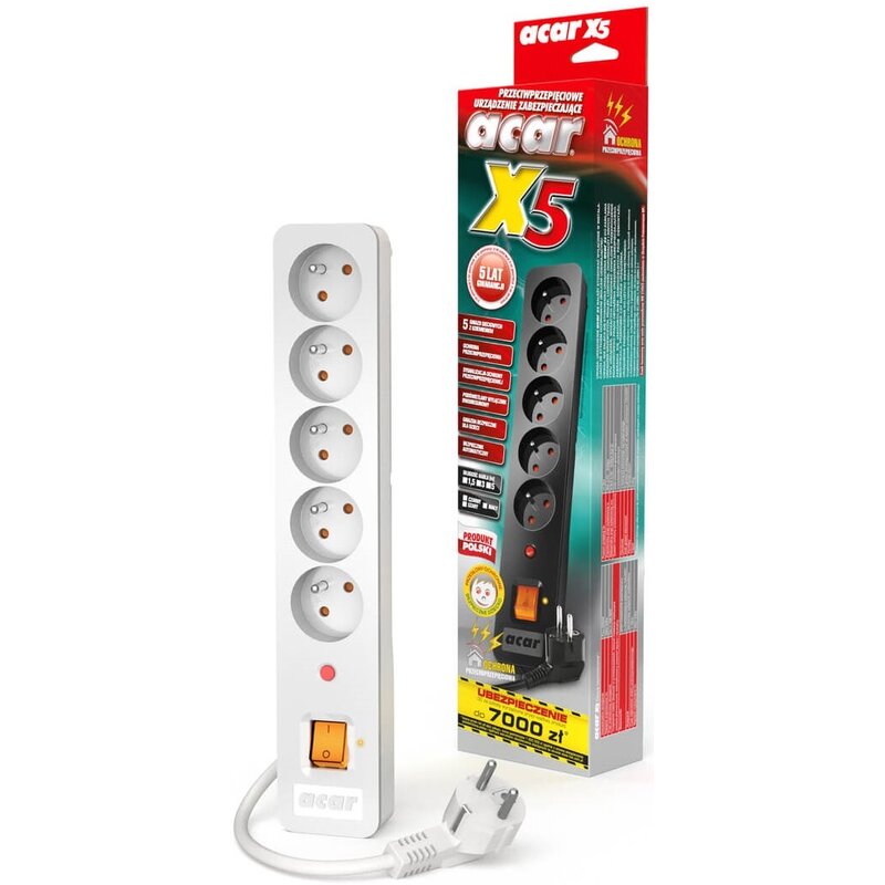 Listwa ACAR X5 FA X5B3M (3 m) Biały