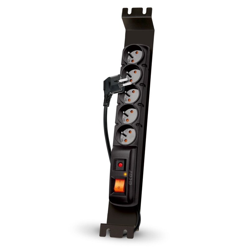 Acar F5 FA RACK 5 gniazd 3m Czarny