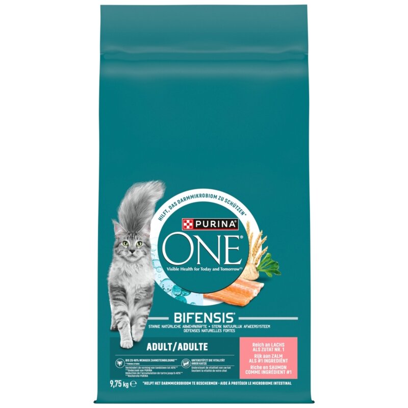 PURINA One Adult Łosoś - sucha karma dla kota - 9,75kg
