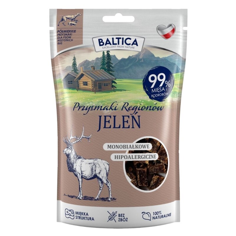 Przysmak dla psa BALTICA Smaki Regionów Jeleń 80 g
