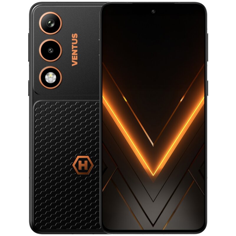 HAMMER Ventus 5G 8/256GB 6,77" 120Hz 108Mpix Czarno-pomarańczowy