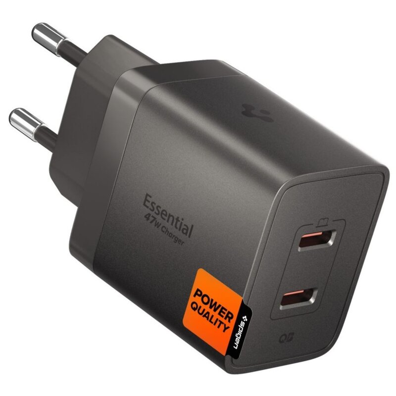 Ładowarka sieciowa SPIGEN Essential EE472EU 47W Szary ładowarka do telefonu USB-C