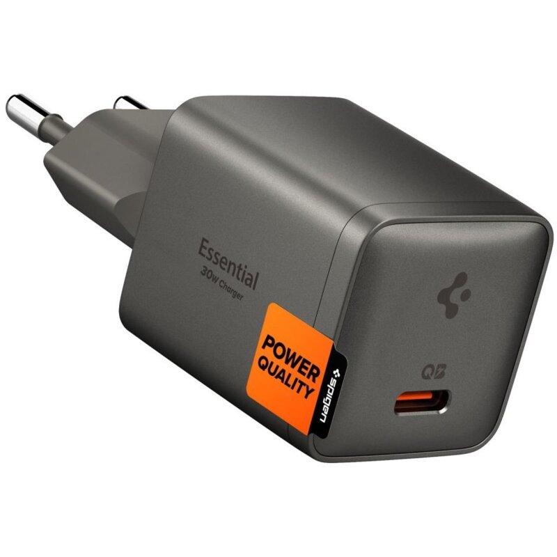 Ładowarka sieciowa SPIGEN Essential EE301EU 30W Szary ładowarka do telefonu USB-C