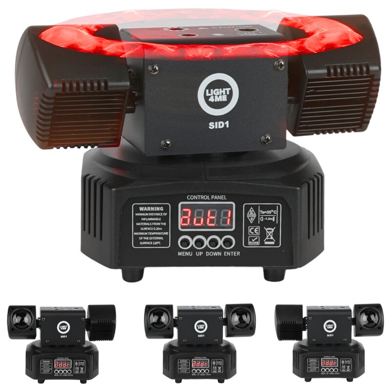 Multiefekt LED LIGHT4ME Sid1 4w1 RGBWA