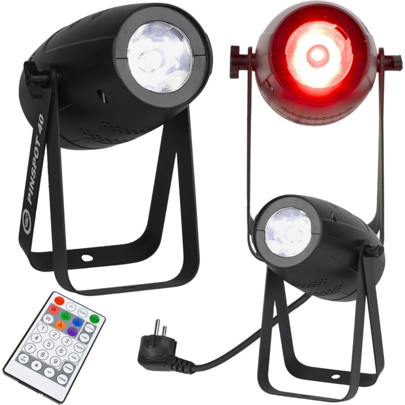 Reflektor LIGHT4ME Pinspot 40 RGBW