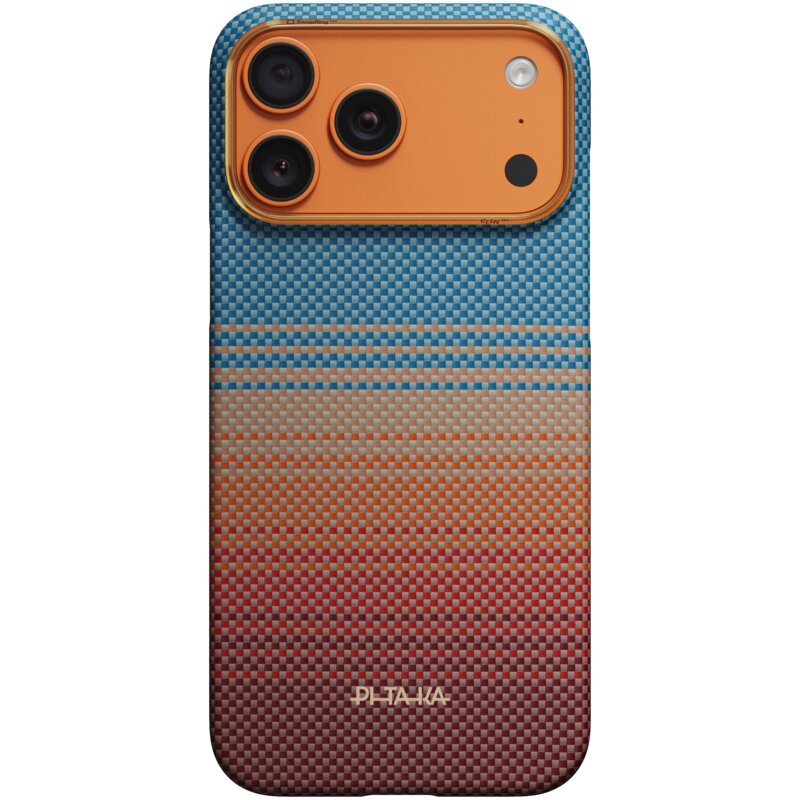 Etui PITAKA Edge Case California Dream 01 MagSafe do Apple iPhone 17 Pro Sunset
