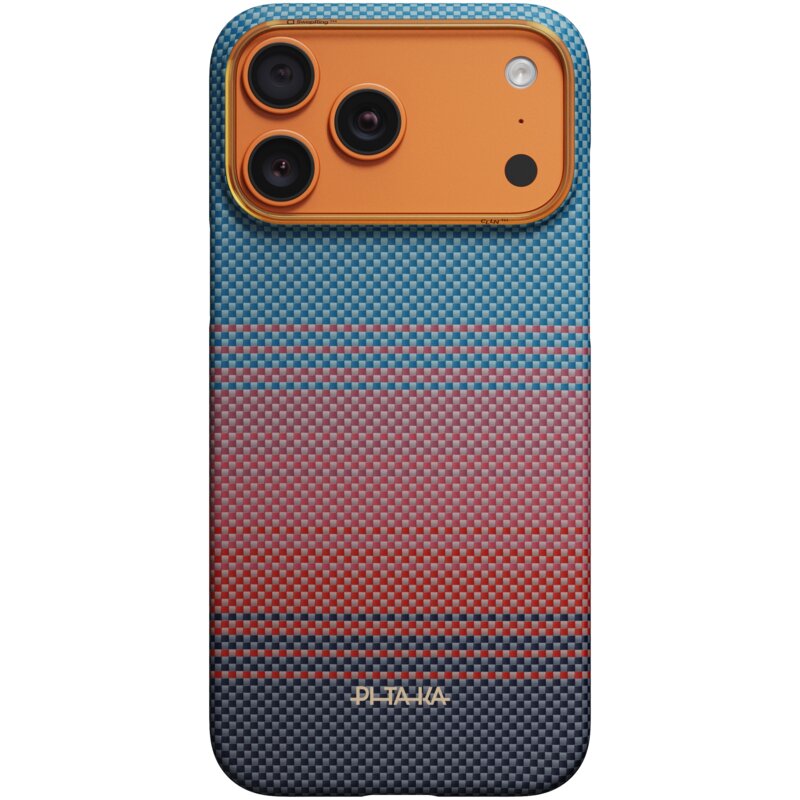 Etui PITAKA Edge Case California Dream 03 MagSafe do Apple iPhone 17 Pro Sunset