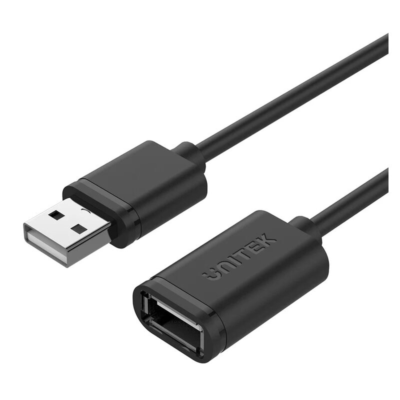 Przedłużacz USB-A - USB-A UNITEK Y-C447GBK 0.5 m