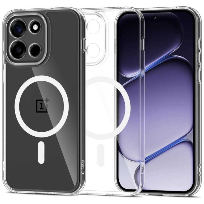Etui TECH-PROTECT Flexair Hybrid MagSafe do Oneplus Nord 6 Przezroczysty