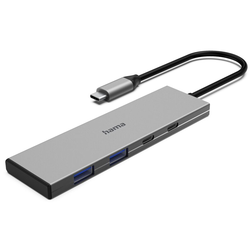 Hub HAMA 200147 USB Typu C, Pasywny