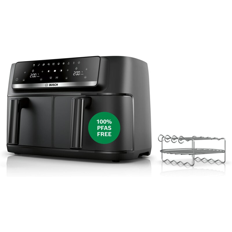 Air Fryer Frytkownica beztłuszczowa BOSCH serii 4 MAFD440B1 9l z podwójnym koszem