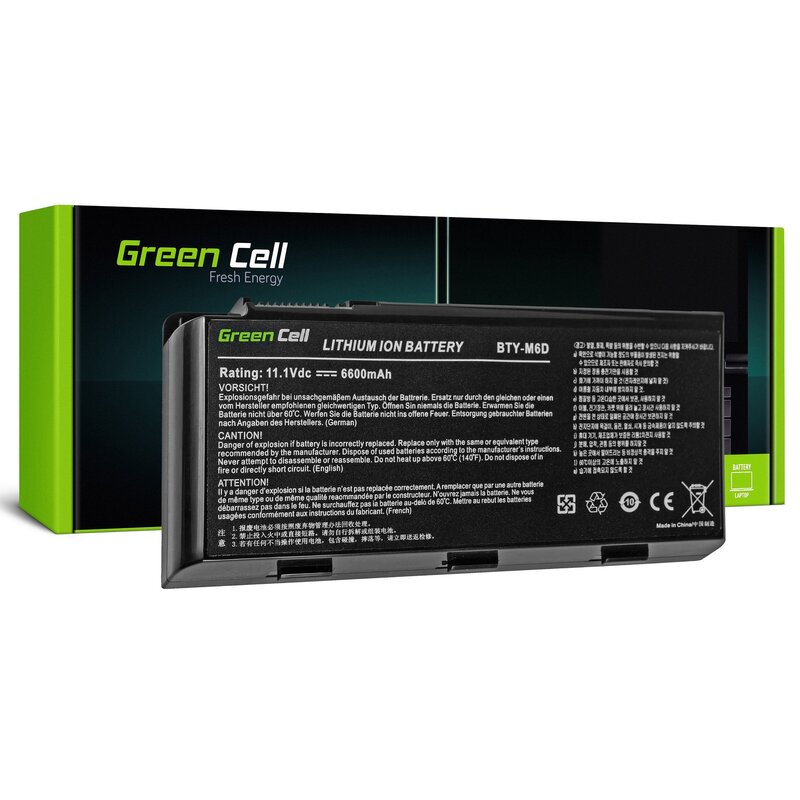 Bateria do laptopa GREENCELL MS10 6600 mAh
