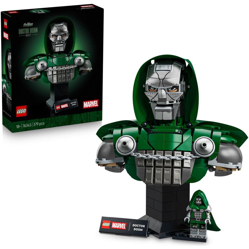 LEGO 76345 Marvel Popiersie Doktora Dooma