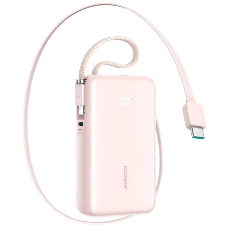 Powerbank JOYROOM JR-PR2L 10000 mAh 35W Różowy