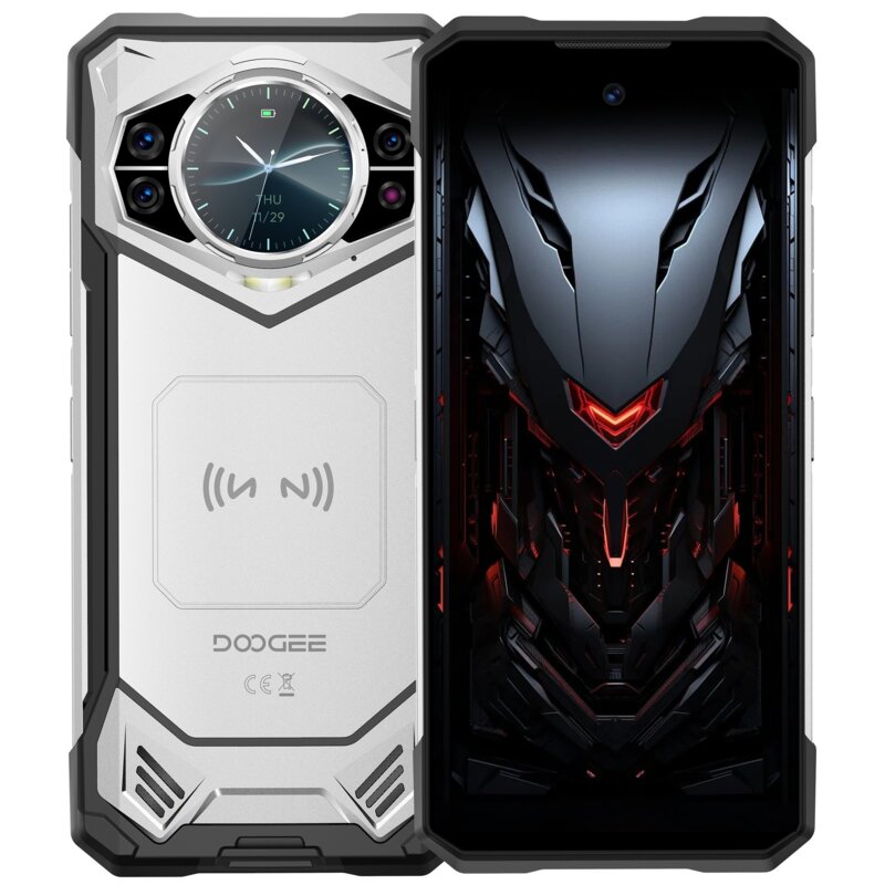 Smartfon DOOGEE S200E 5G 8/256GB 6.72” 120Hz Srebrny