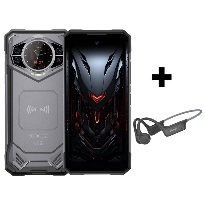 Smartfon DOOGEE S200E VIP 5G 8/256GB 6.72” 120Hz Szary