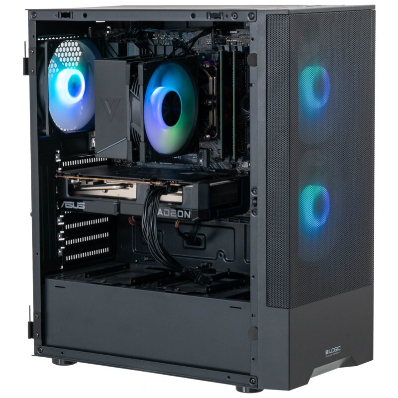 Komputer MAD DOG ARYA-A25DR16 R5-3500 16GB RAM 512GB SSD Radeon RX7600 Wi-Fi