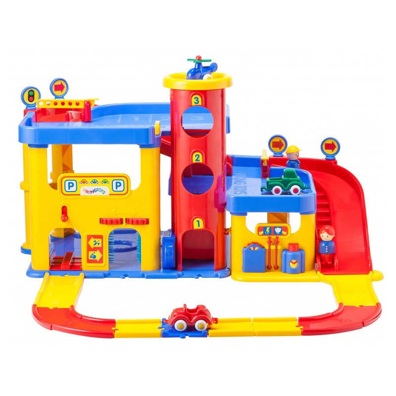 Garaż dwupoziomowy ze schodami VIKING TOYS City 045-5502