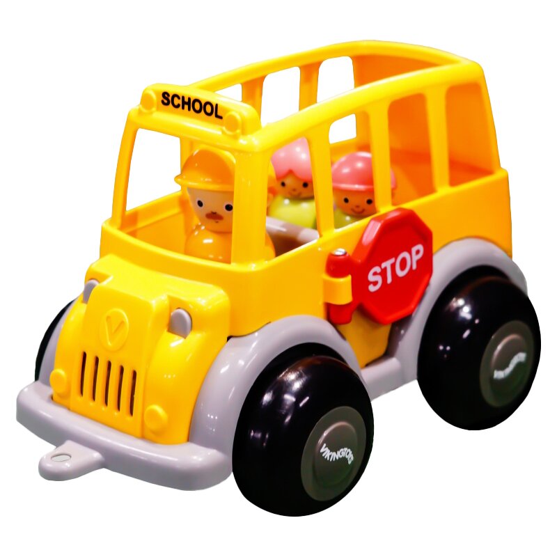 Autobus szkolny z 3 figurkami VIKING TOYS 045-1236