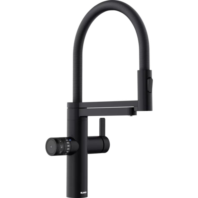 Bateria kuchenna stojąca BLANCO Evol-S Pro Soda Czarny mat 526629