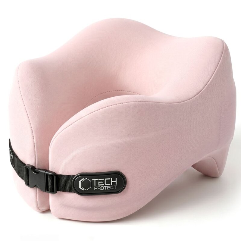 Poduszka podróżna TECH-PROTECT ComfortRest Travel Neck Pillow Różowy