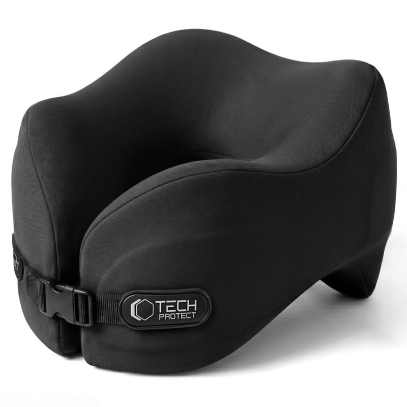 Poduszka podróżna TECH-PROTECT ComfortRest Travel Neck Pillow Czarny