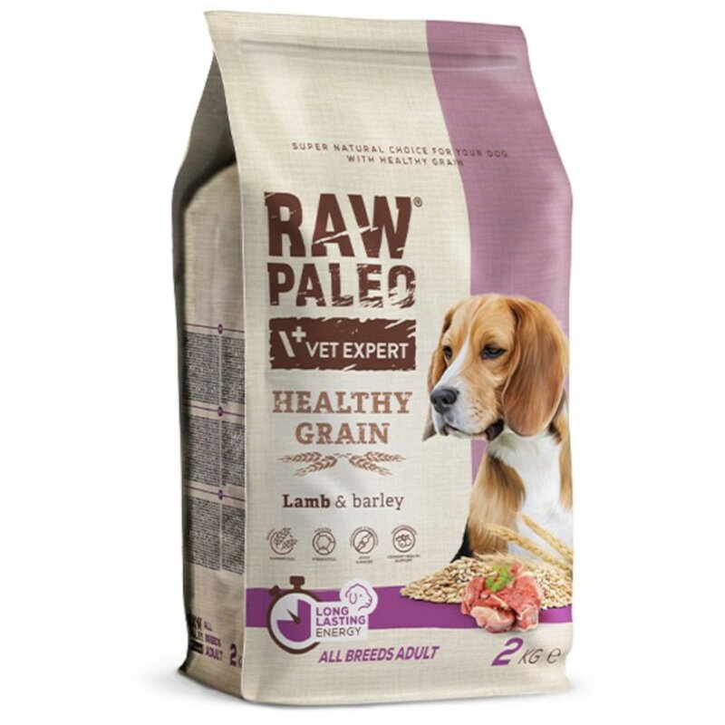 RAW PALEO HEALTHY GRAIN ADULT LAMB - sucha karma z jagnięciną dla psów dorosłych 2kg