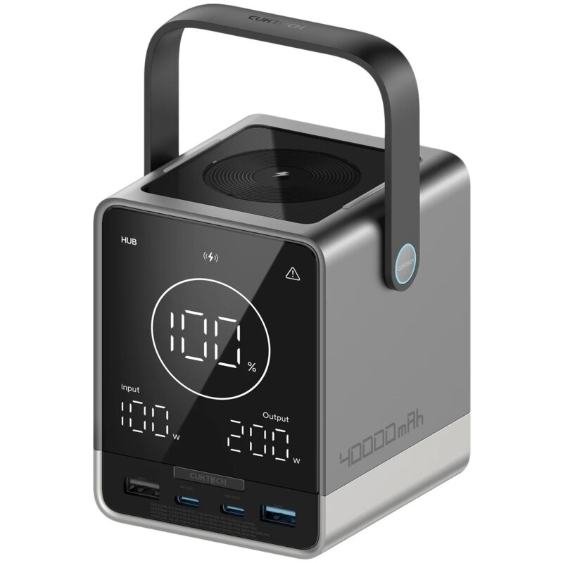 Powerbank CUKTECH P01CT 40000 mAh 300W PD Czarny