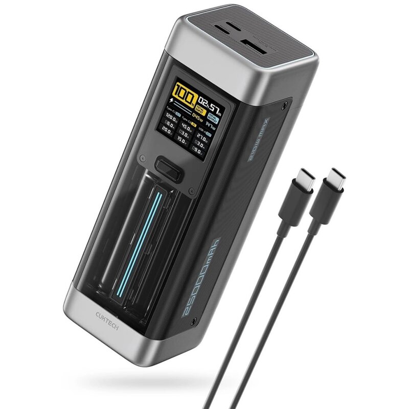 Powerbank CUKTECH CUK00P23GLBK 25000 mAh 210W PD Czarny
