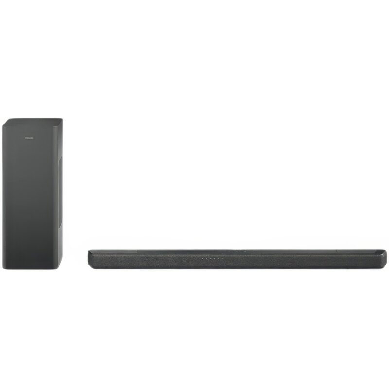 Soundbar PHILIPS TAB8301/10 Czarny 3.1.2-kanałowy, Bezprzewodowy Subwoofer, HDMI eARC, BT 6.0, Dolby Atmos, DTS Virtual:X