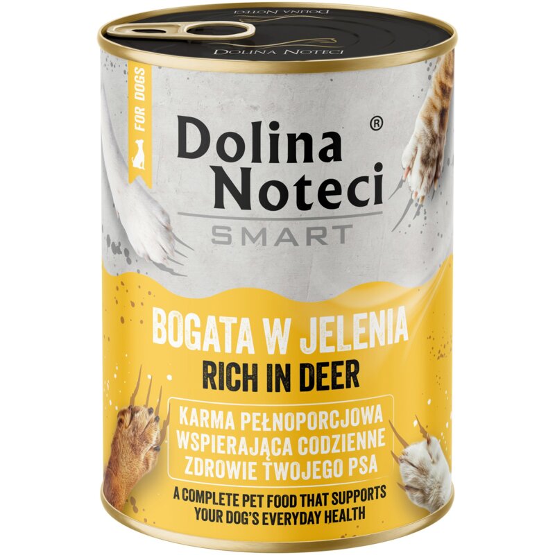 Karma dla psa DOLINA NOTECI Smart Bogata w jelenia 400 g