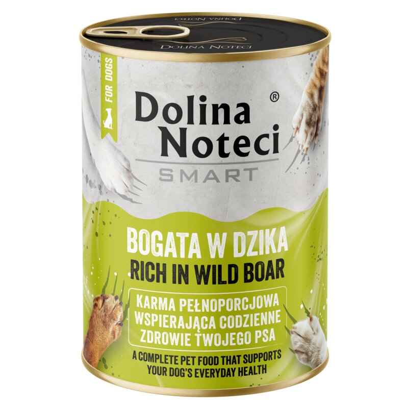Karma dla psa DOLINA NOTECI Smart Bogata w dzika 400 g