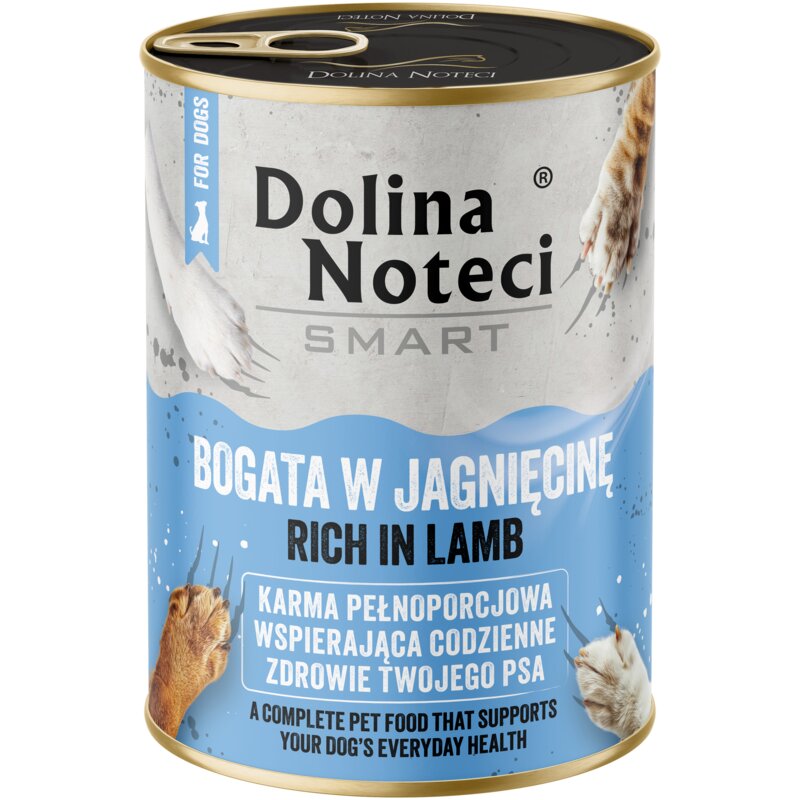 Karma dla psa DOLINA NOTECI Smart Bogata w jagnięcinę 400 g