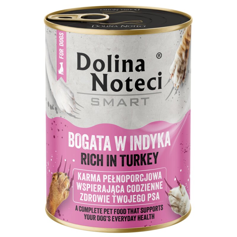 Karma dla psa DOLINA NOTECI Smart Bogata w indyka 400 g