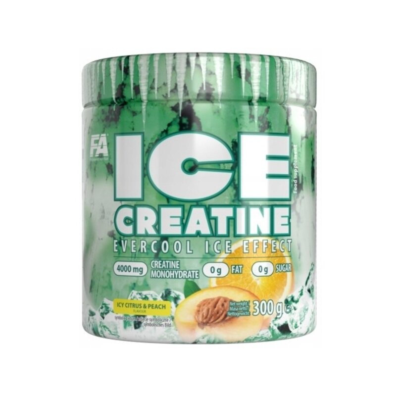 Fitness Authority Ice Creatine 300g CYTRYNA BRZOSKIWNIA Kreatyna Monohydrat