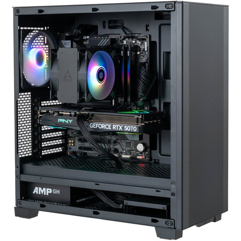 Komputer MAD DOG PHANTEKS-A10WR32WH R5-7500F 32GB RAM 1TB SSD GeForce RTX5070 DLSS 4.5 Wi-Fi Windows 11 Home