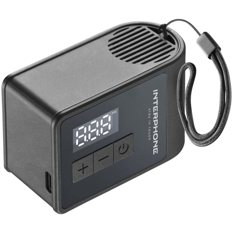 Pompka rowerowa elektryczna INTERPHONE Mini Portable INTERPHOBIKEAIRPUM z manometrem
