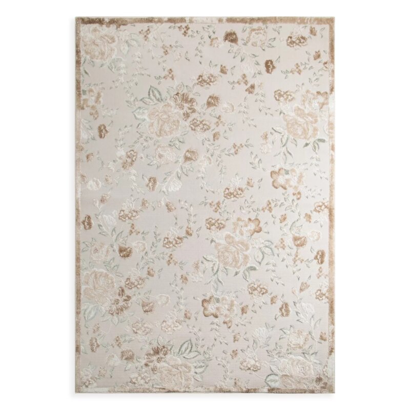 Dywan EUROFIRANY Impresive2 80 x 150 cm Beżowo-kremowy