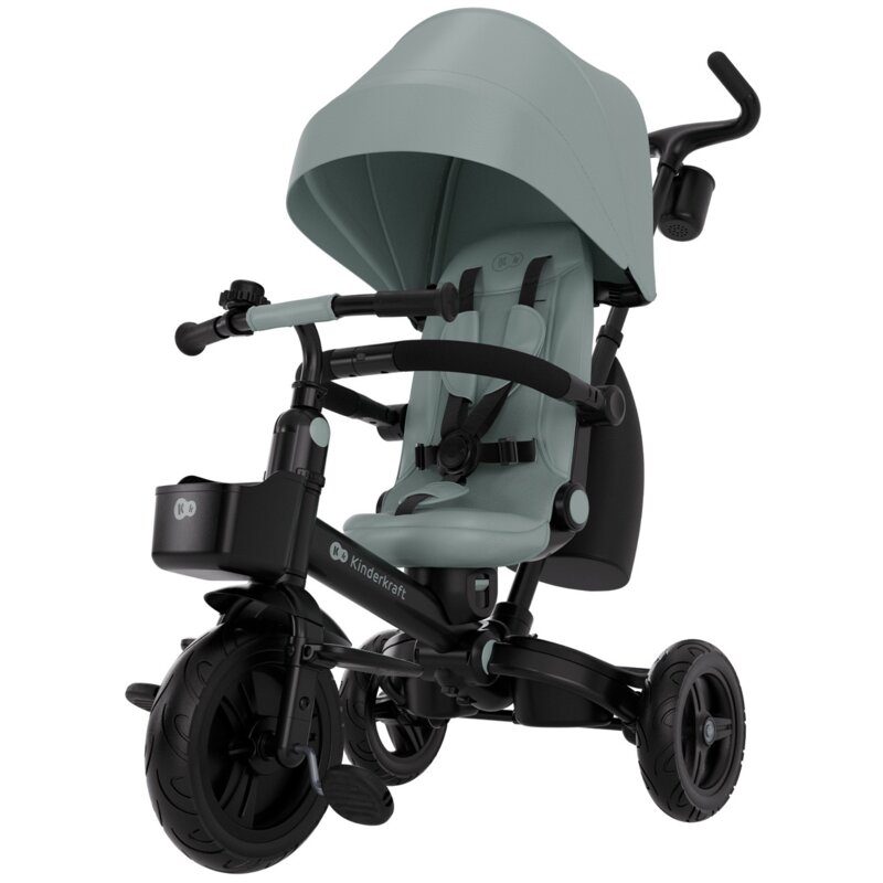 Trójkołowiec KINDERKRAFT Aveo 2 Plus Siedzisko 360° Zielony