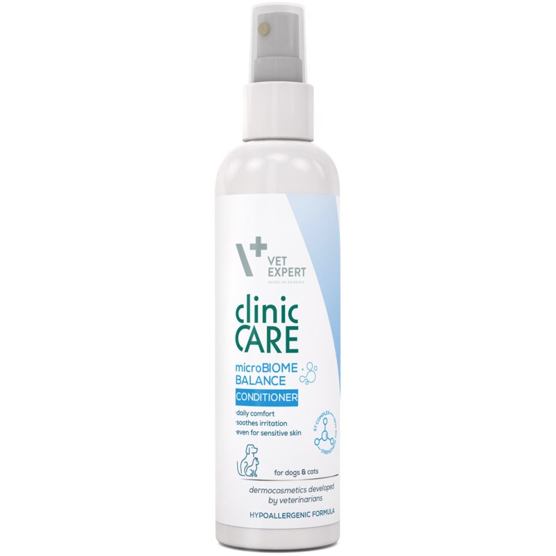 Vet Expert Clinic Care microBiome Balance Conditioner - prebiotyczna odżywka dla psów i kotów 150 ML
