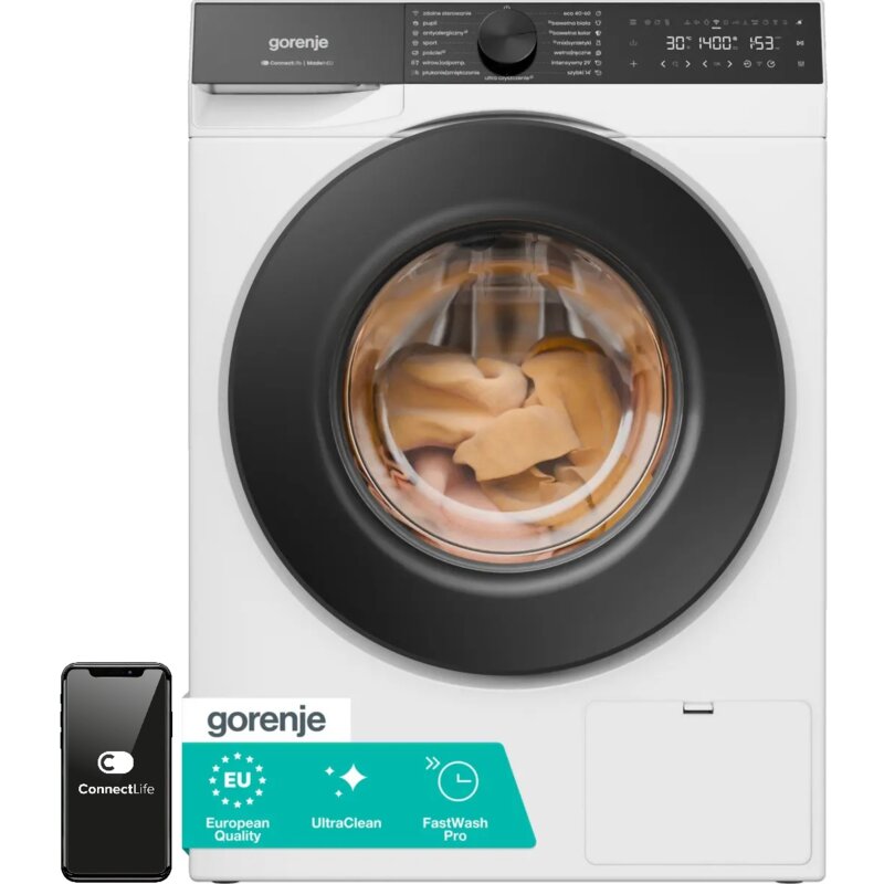 Pralka GORENJE G600 WG684A31/PL 8kg 57cm 1400obr Sterowanie smartfonem