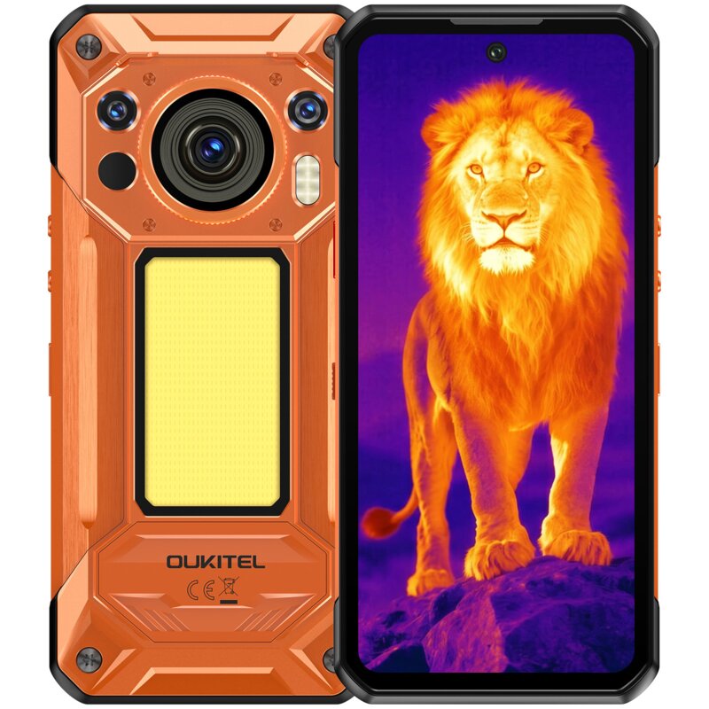 Smartfon OUKITEL WP500 Ultra 5G 12GB/1TB 6.78" 120Hz Pomarańczowy