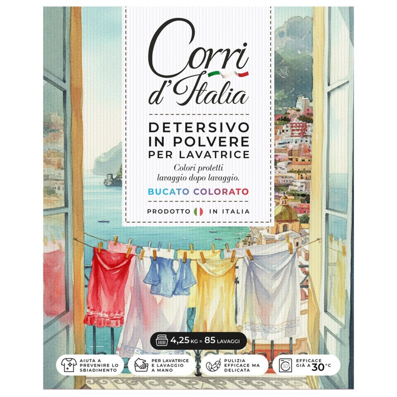 Proszek do prania CORRI D ITALIA Bucato Colorato 4.25 kg do kolorowych tkanin