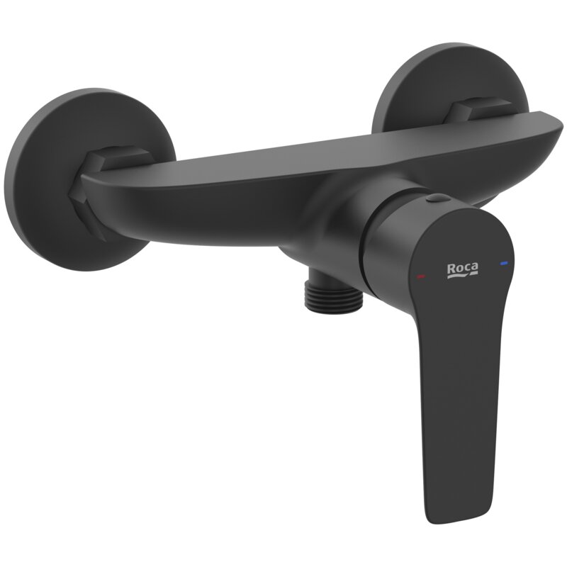 Bateria prysznicowa natynkowa ROCA Monodin A5A208GNB0 Czarny mat