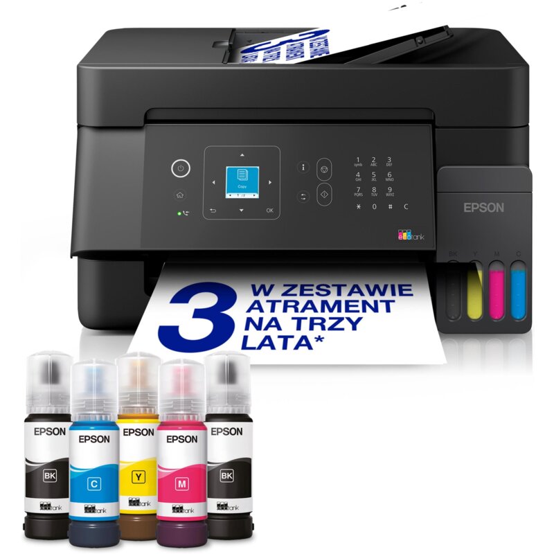Urządzenie wielofunkcyjne EPSON EcoTank L5390 Druk w kolorze, Wi-Fi