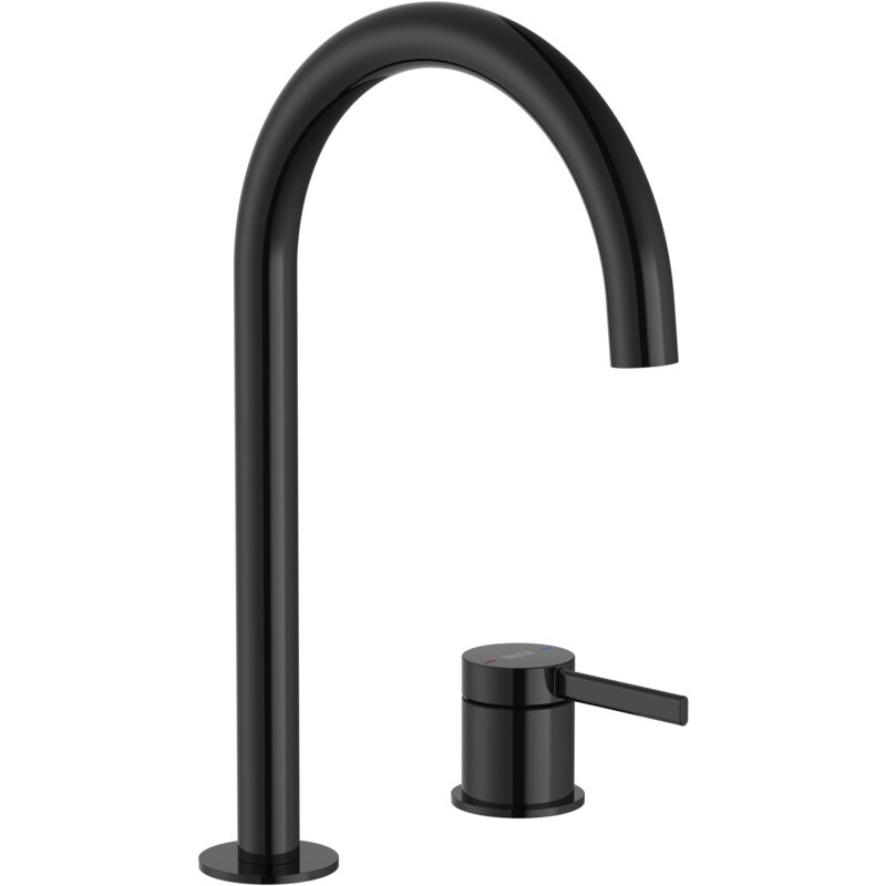 Bateria umywalkowa ROCA Ona A5A389ECN0 Czarny tytan